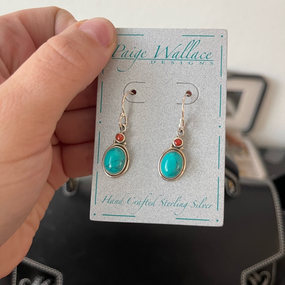Turquoise earrings
